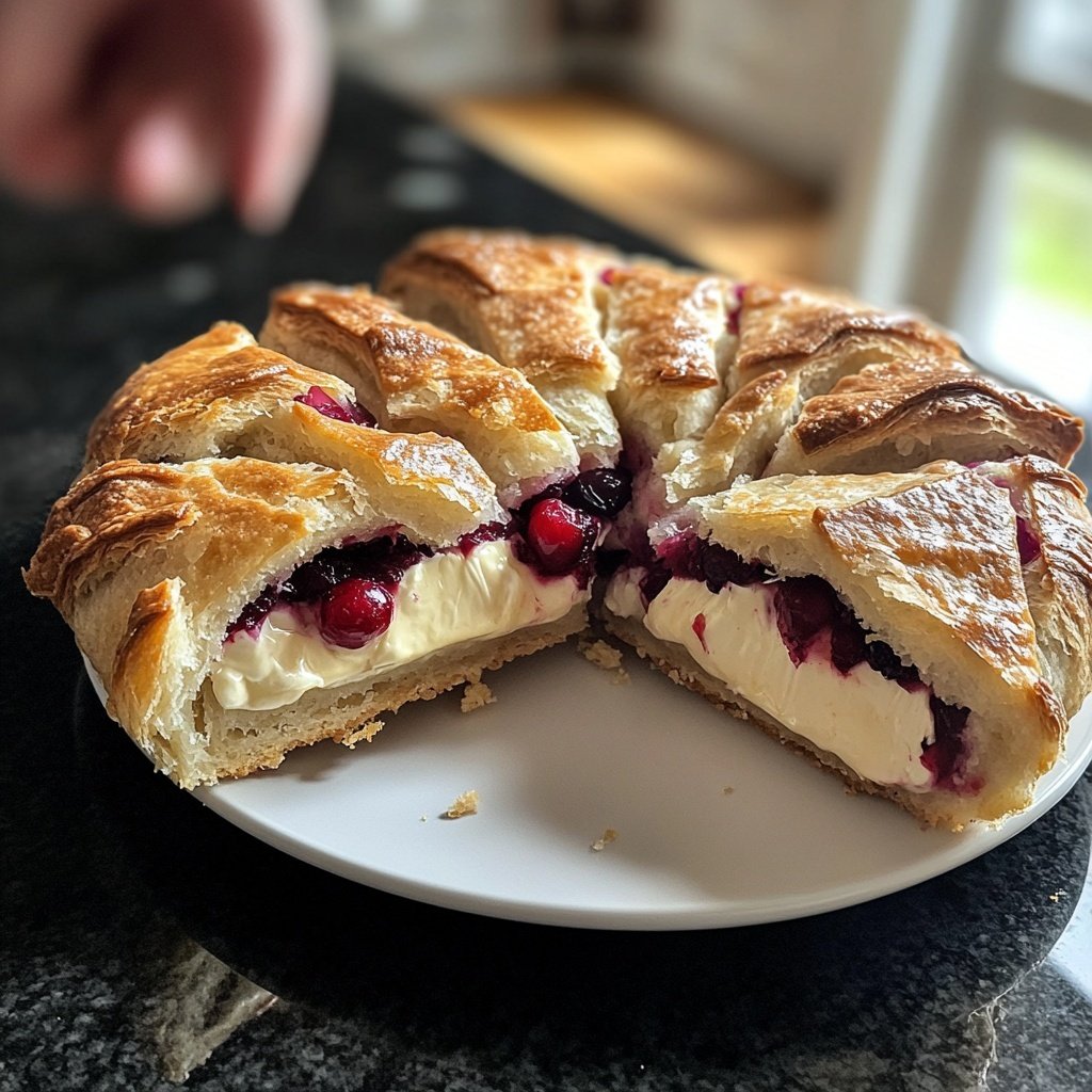 Cranberry-Brie-gefülltes Hähnchen