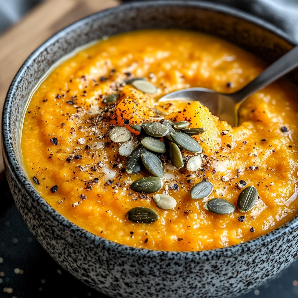 Kürbissuppe mit Karotten
