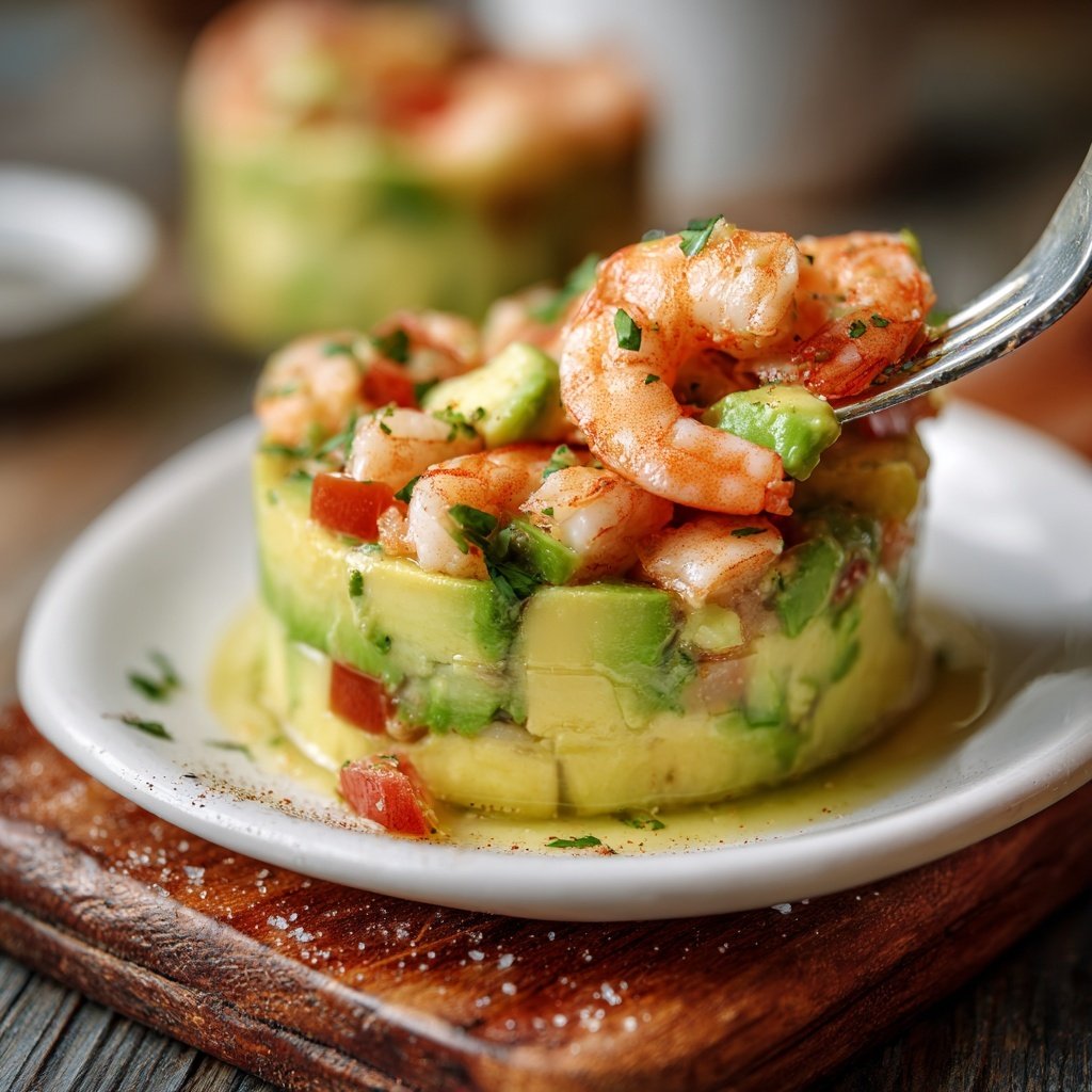 Garnelentatar mit Avocado