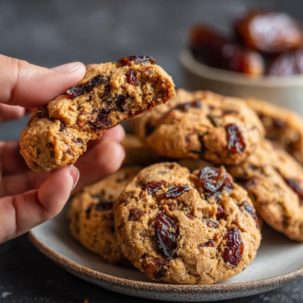 Dattel-Erdnussbutter-Cookies – vegan